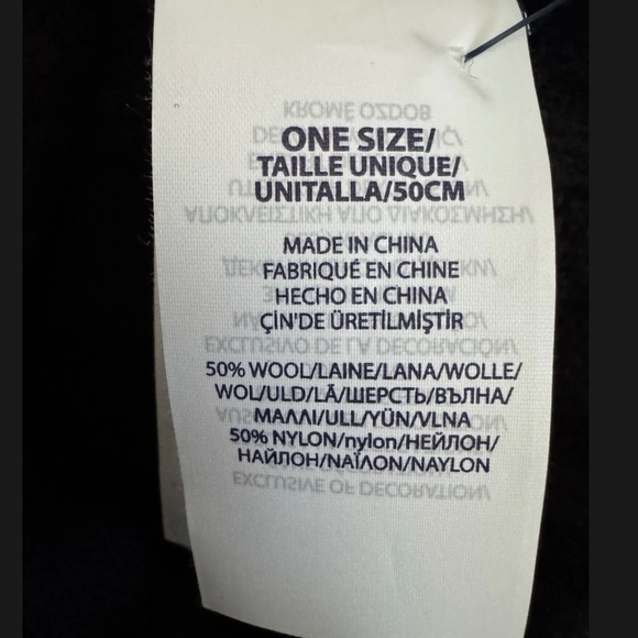 Polo Ralph Lauren Mens Wool Blend Skull Cap Winter Beanie Black Pony One Size - Picture 5 of 5